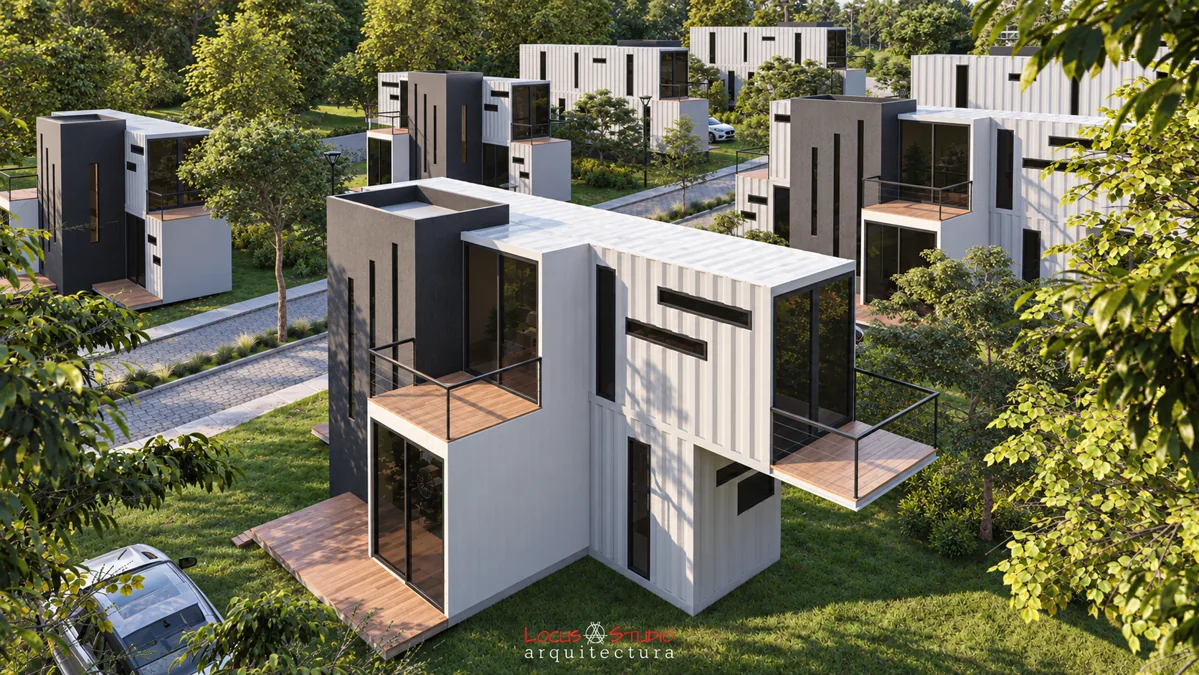 Condominio Dorma · Aerial view of homes