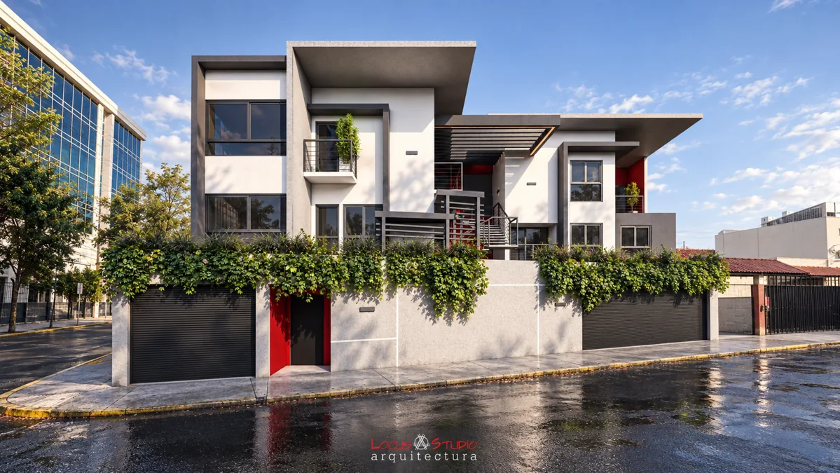 Edificio Destinos · Front elevation