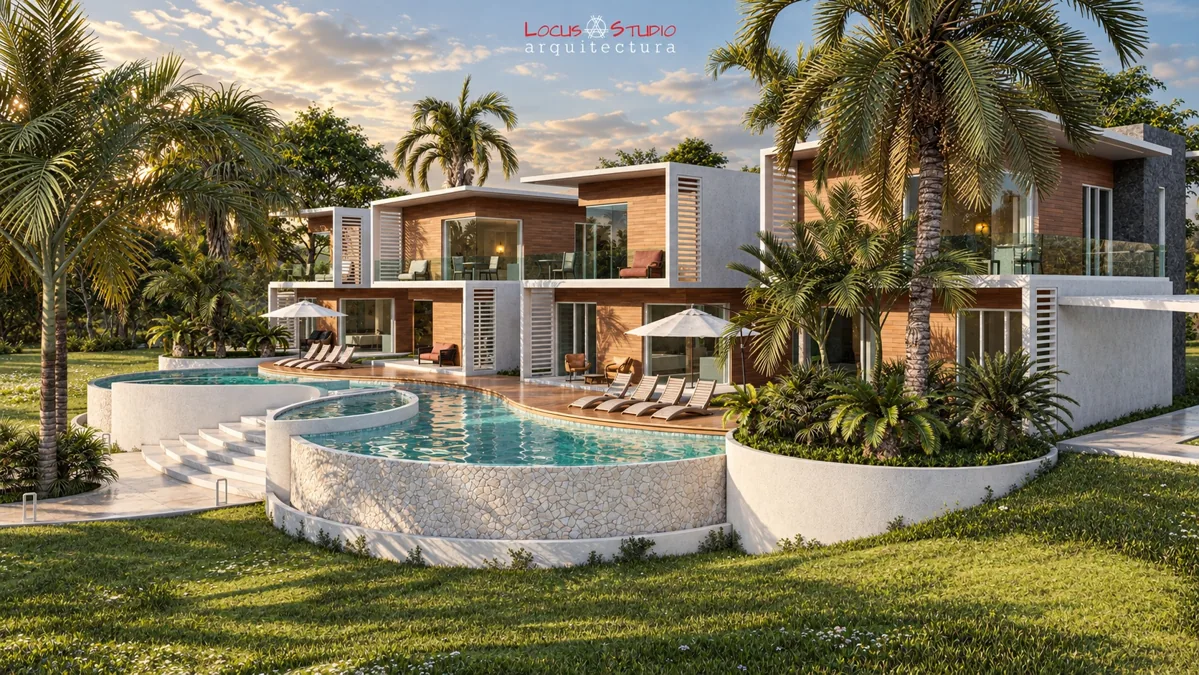 Hotel Veranera · Development and pool