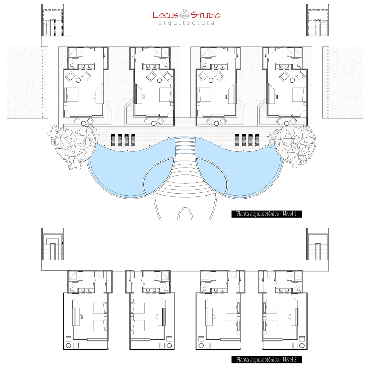 Hotel Veranera · Floor plans