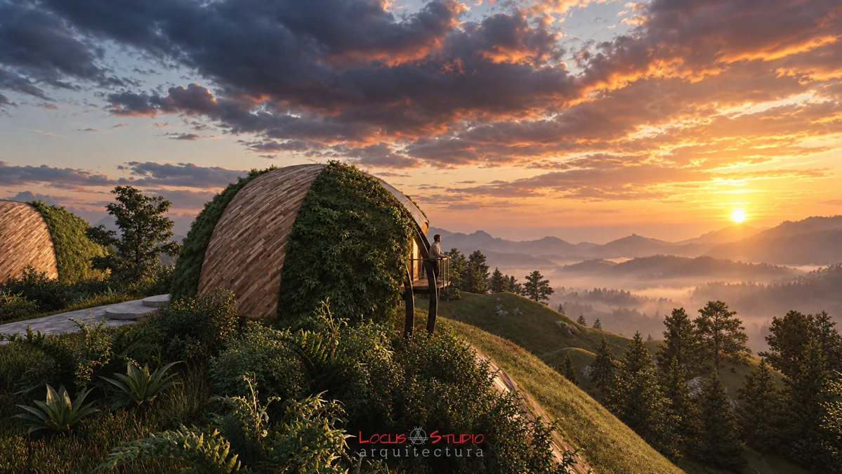 Nido en el Bosque · Retreat and landscape